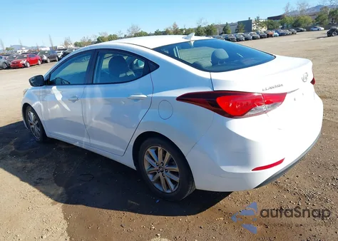 2014 Hyundai Elantra Se z USA, uszkodzony, nr VIN 5NPDH4AEXEH495667